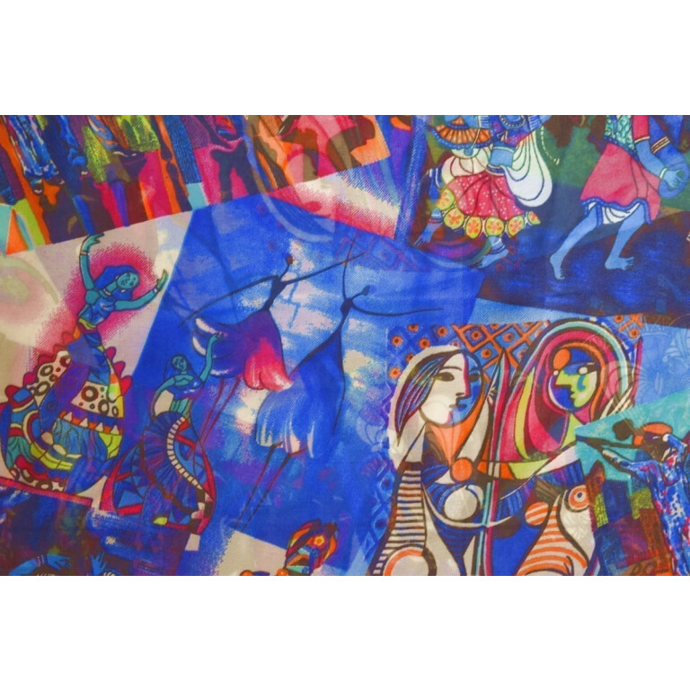 GEORGETTE PRINTED fabric for Kurti, Saree, Salwar, Dupatta (per meter price)  GF052