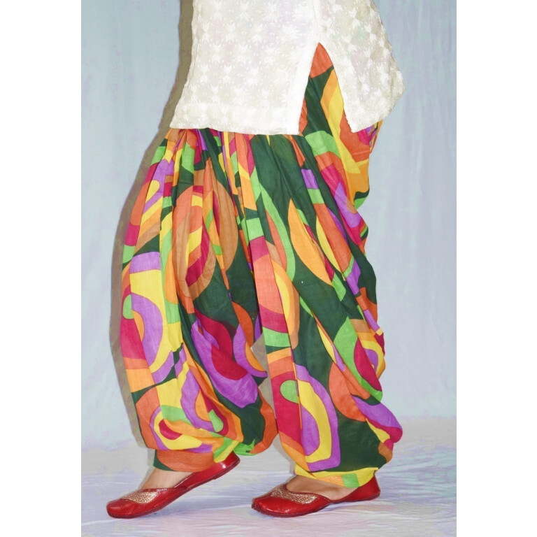 Limited Edition Printed 100%  Pure Cotton Full Patiala Salwar PPS185