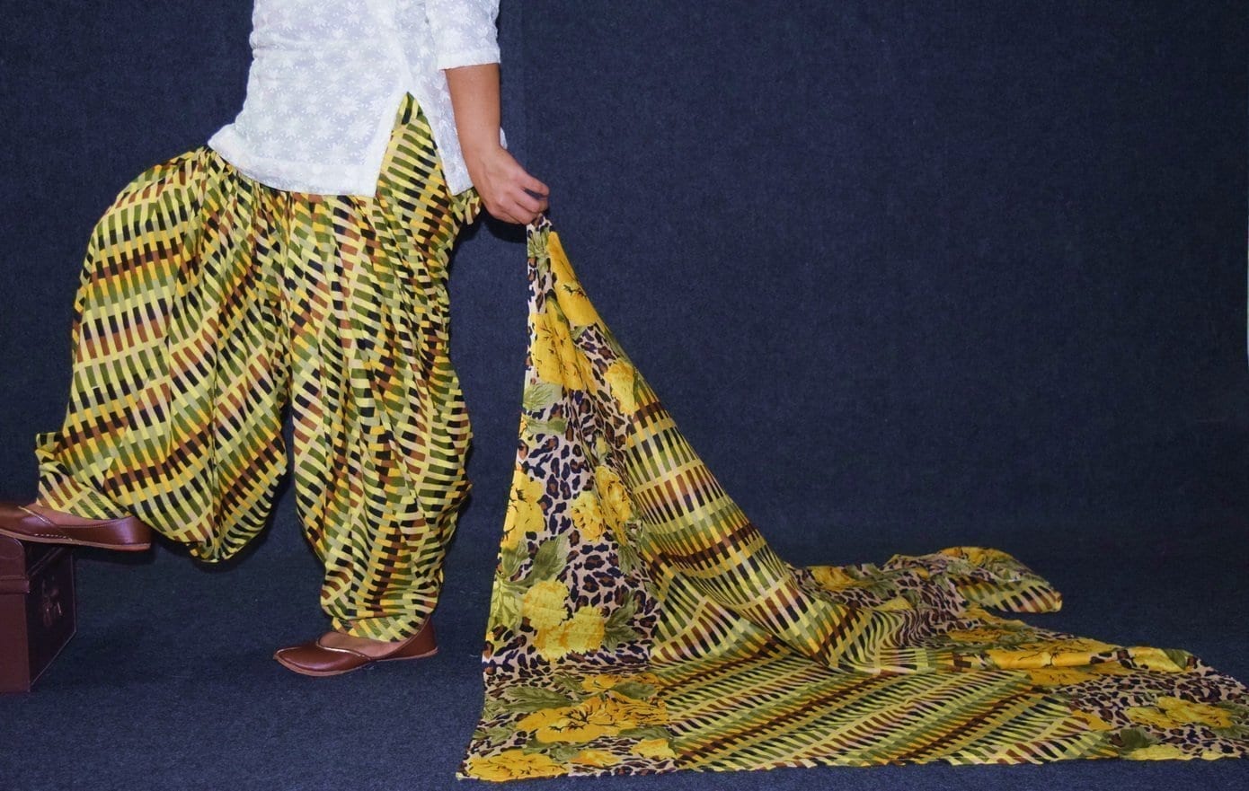 100% Pure Cotton FULL Patiala Salwar + matching cotton printed dupatta PSD174 100% Pure Cotton FULL Patiala Salwar + matching cotton printed dupatta PSD174