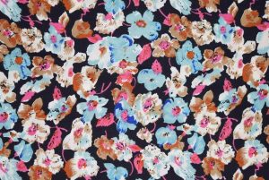 Drapy Printed American Crepe fabric PAC09
