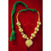 Golden Kaintha Necklace for Bhangra Giddha