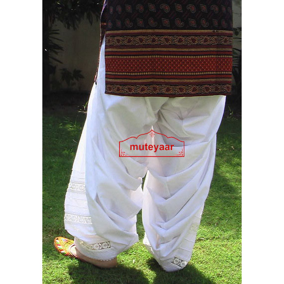 Lace Work Patiala Salwar Custom Made with Pintex Design 9 LACEPINTEX 3