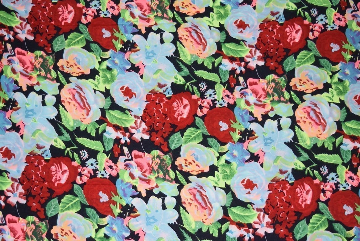 Vibrant Print Crepe fabric drapy cloth for salwar suit (per meter price) PAC37 Vibrant Print Crepe fabric drapy cloth for salwar suit (per meter price) PAC37