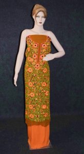 Fully Embroidered Georgette Long Kurti K0373