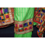 Parrot M/C Phulkari Salwar Kameez Cotton Suit with Bagh Dupatta F0729