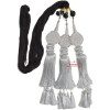 Traditional Punjabi Ethnic SILVER Paranda parandi with Zircons embelishment