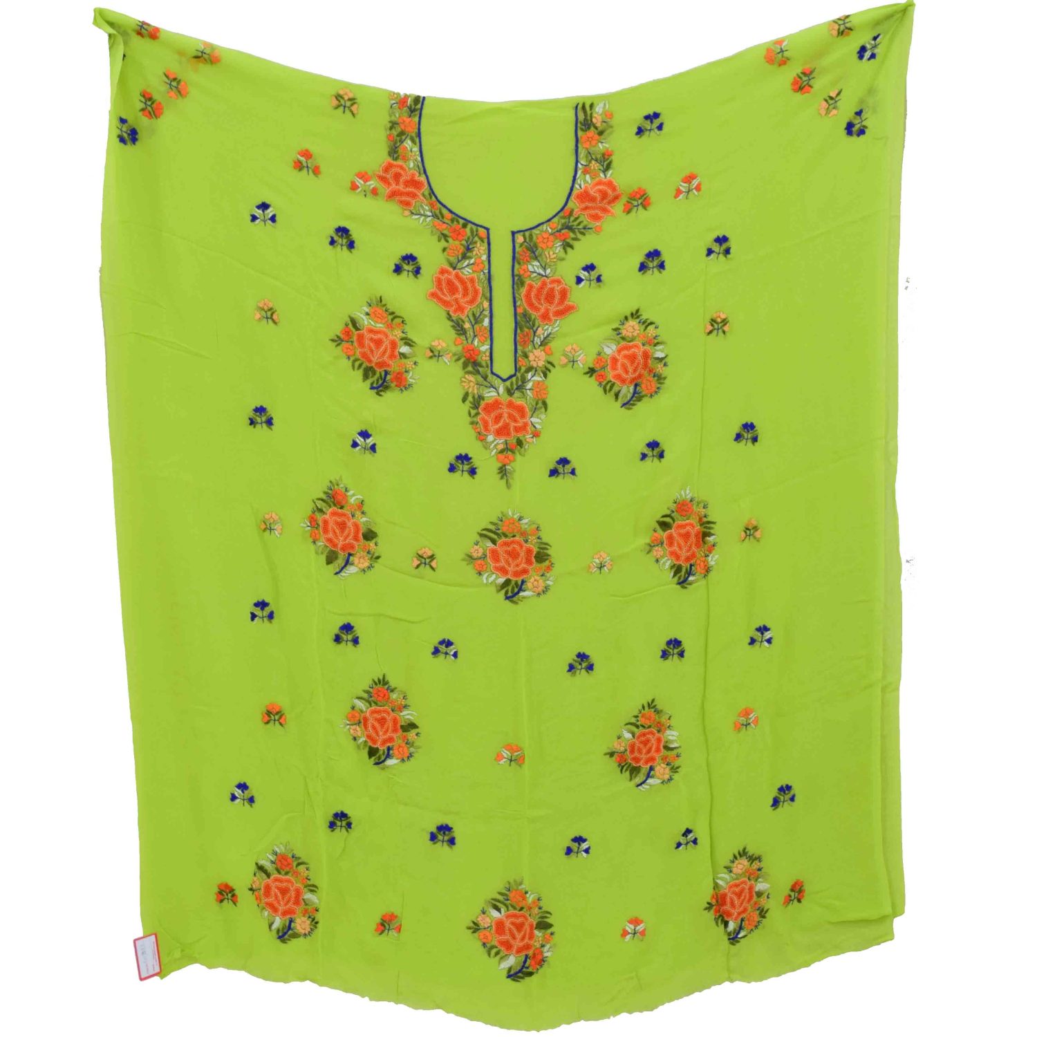 Light Green Georgette Kurti K0393
