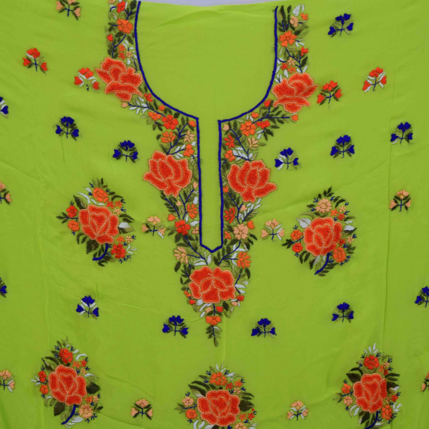 Light Green Georgette Kurti K0393