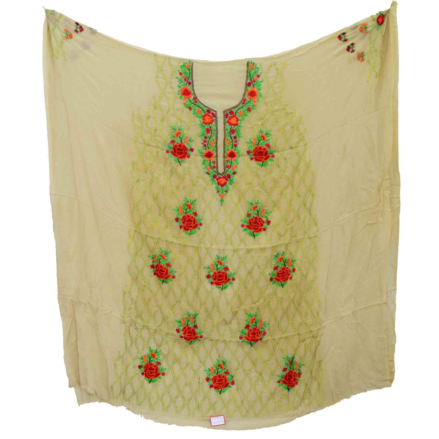 Golden Fawn Georgette Kurti K0403