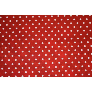 Small Polka Dots Red COTTON PRINTED FABRIC PC307