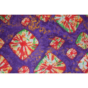 Purple Bandhani Design COTTON PRINTED FABRIC PC317