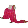 Hot Pink Magenta PHULKARI Patiala Salwar with matching Dupatta PHS01