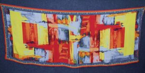 DIGITAL PRINT multicolour SEMI CHINON Dupatta Chunni DP019