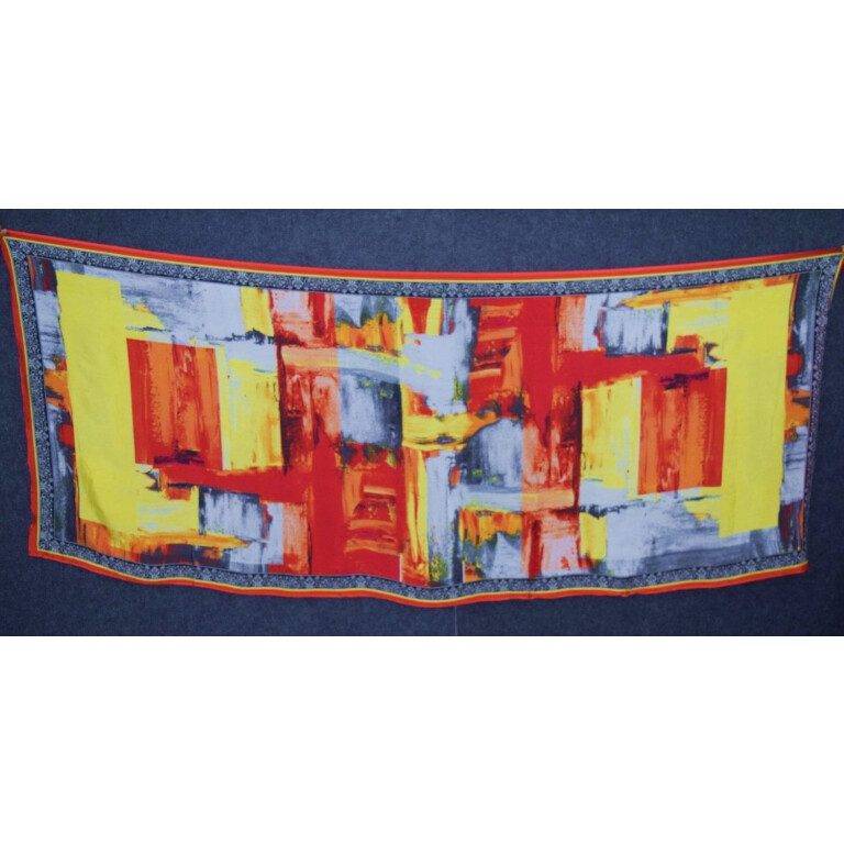DIGITAL PRINT multicolour SEMI CHINON Dupatta Chunni DP019 3 DIGITAL PRINT multicolour SEMI CHINON Dupatta Chunni DP019