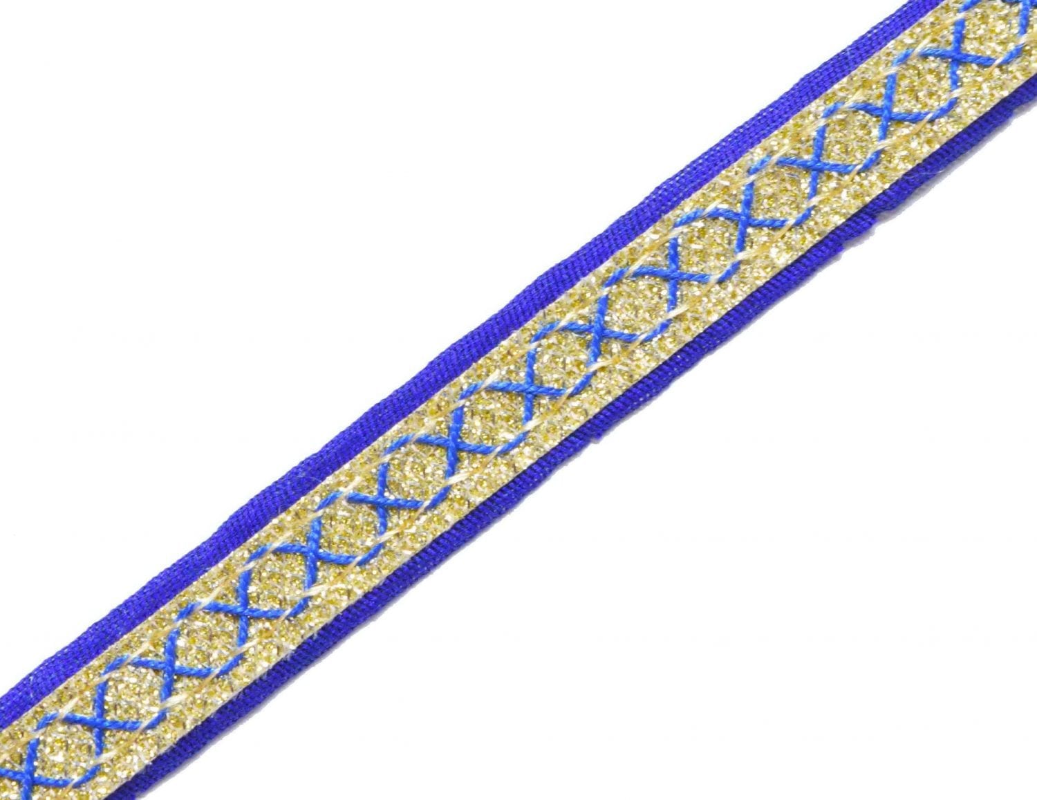 Lace for dupatta 16 mm width Designer Kinari 9 meters Length Roll LC142 Lace for dupatta 16 mm width Designer Kinari 9 meters Length Roll LC142