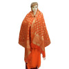 Orange Banarasi Silk Party Wear Dupatta D0951