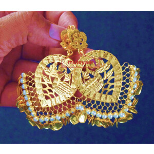 Real Gold Plated Punjabi Duck Earrings J0385