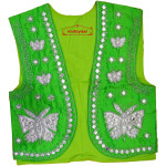 Butterfly Design Embroidered Bhangra Costume Outfit Dance Dress