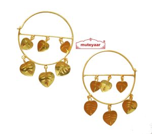 Pipal Pattiyaan Earrings set for giddha bhangra J0428