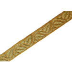 Two Colour Golden Gota Lace width 20mm Roll of 9 mtrs. LC173
