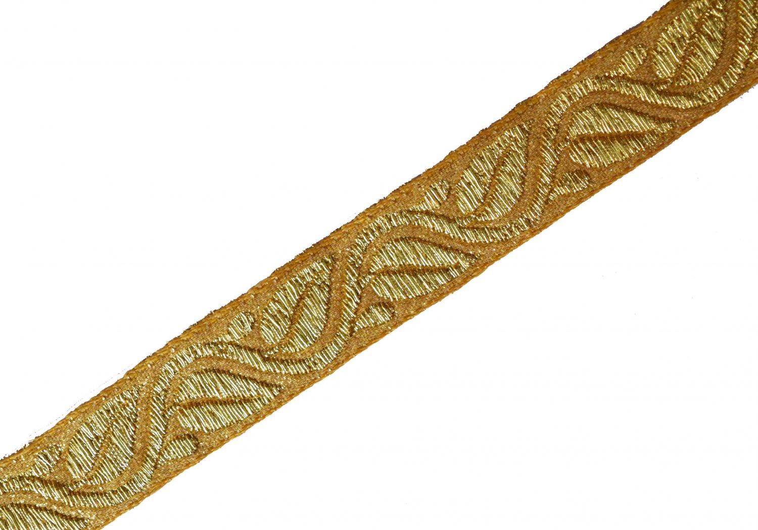 Two Colour Golden Gota Lace width 20mm Roll of 9 mtrs. LC173 Two Colour Golden Gota Lace width 20mm Roll of 9 mtrs. LC173