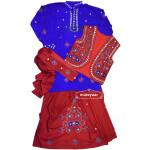 Embroidered Bhangra Costume Outfit Dance Dress for Men