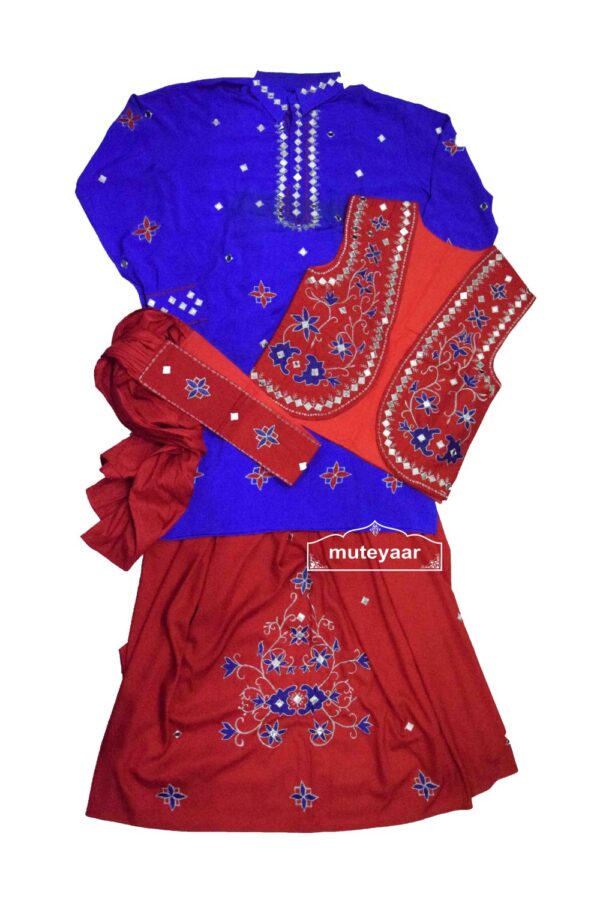 Embroidered Bhangra Costume Outfit Dance Dress for Men Embroidered Bhangra Costume Outfit Dance Dress for Men
