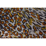 Cheetah Print American Crepe fabric drapy cloth for salwar kurti PAC48