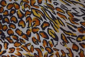 Cheetah Print American Crepe fabric drapy cloth for salwar kurti PAC48