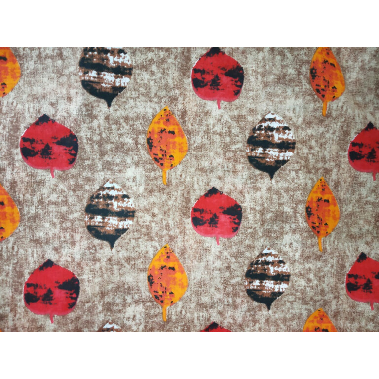 Multicolour print on Grey Base Printed Cotton Fabric for bottom / Kurti (per meter price) PC401