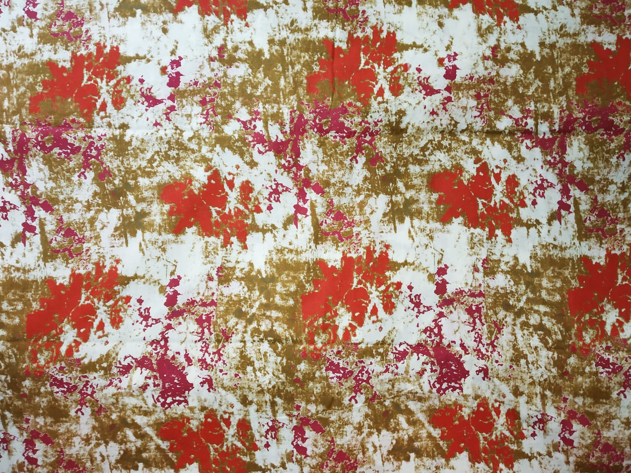 Red brown Marble Print Cotton Fabric for bottom / Kurti (per meter price) PC402 Red brown Marble Print Cotton Fabric for bottom / Kurti (per meter price) PC402