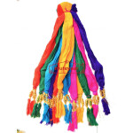 Colorful Drawstrings with beads – Lot of 12 pieces different Colors