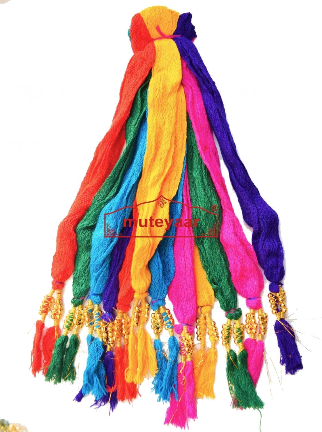 Colorful Drawstrings with beads - Lot of 12 pieces different Colors Colorful Drawstrings with beads - Lot of 12 pieces different Colors