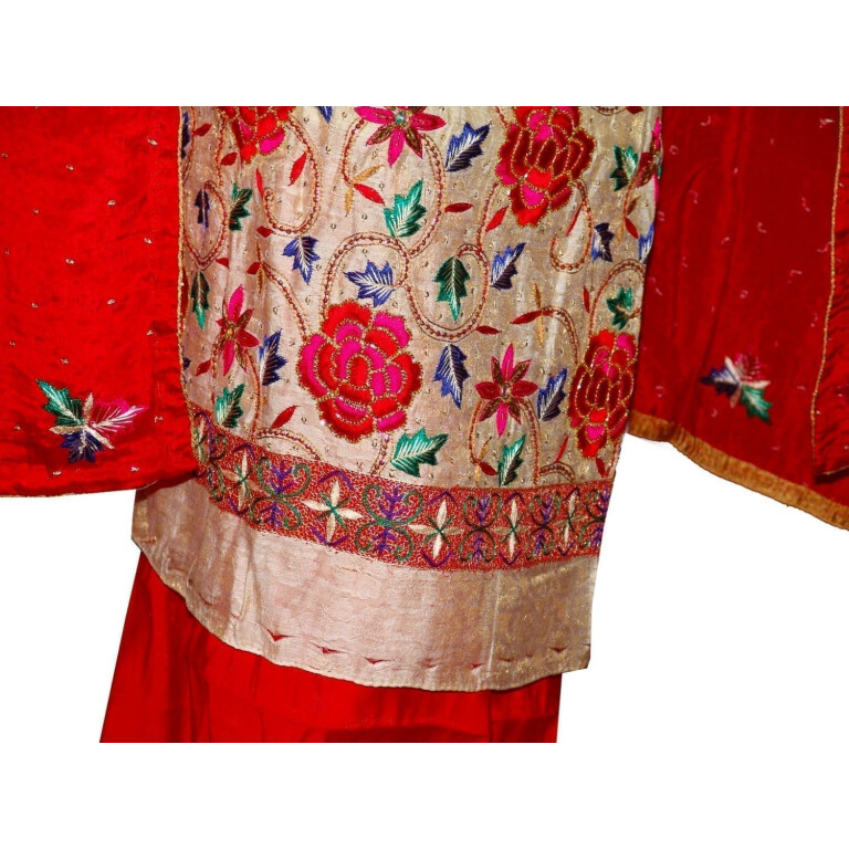 Tissue Cotton/Makhmali Suit pure chinon dupatta JAAL EMBR. H0069