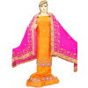Hand Embroidered Pure Silk Punjabi Bridal Salwar Kameez Suit H0195
