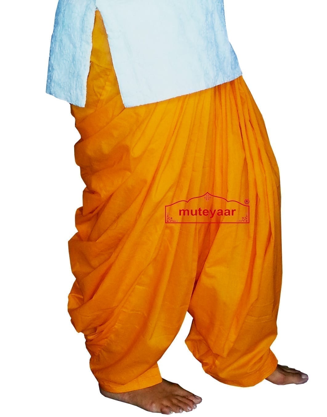 100% PURE COTTON kesri PATIALA SALWAR from Patiyala city !! 100% PURE COTTON kesri PATIALA SALWAR from Patiyala city !!