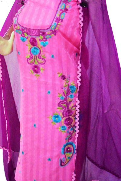 Designer Thread Embroidery 100% cotton Salwar Suit CHIFFON Dupatta RM332 7 Designer Thread Embroidery 100% cotton Salwar Suit CHIFFON Dupatta RM332