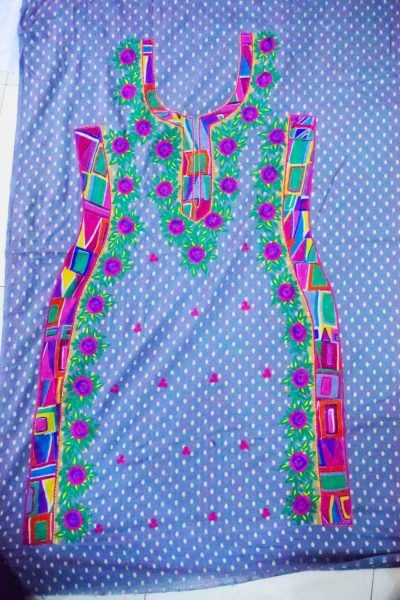 Designer Embroidery Georgette Salwar Dupatta with Cotton Kameez RM341 7 Designer Embroidery Georgette Salwar Dupatta with Cotton Kameez RM341