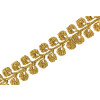 1 inch Wide Golden Zari Gota patti Lace 9 meters Long Piece LC202