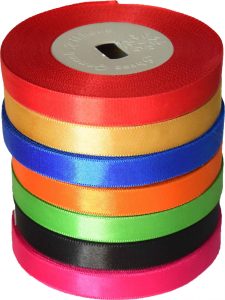 Satin Silk Ribbon Lace LC010 half inch width Roll of 18 mtrs.