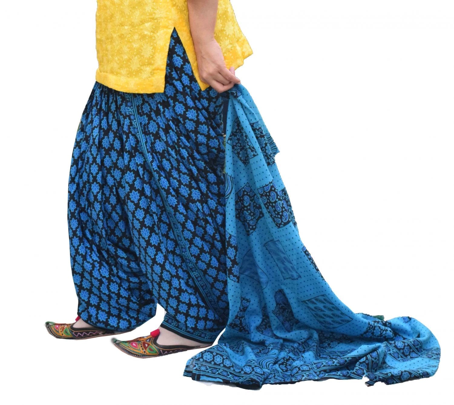 Printed Full Patiala Salwar Dupatta Set Limited Edition 100% Pure Cotton PSD261 Printed Full Patiala Salwar Dupatta Set Limited Edition 100% Pure Cotton PSD261