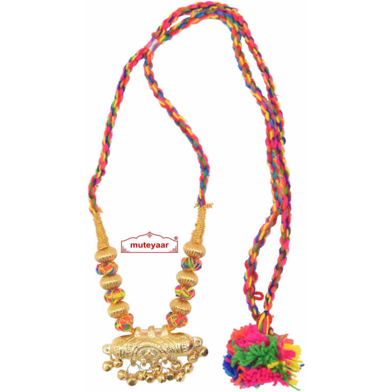 Multicolour Jugni Capsule necklace haar