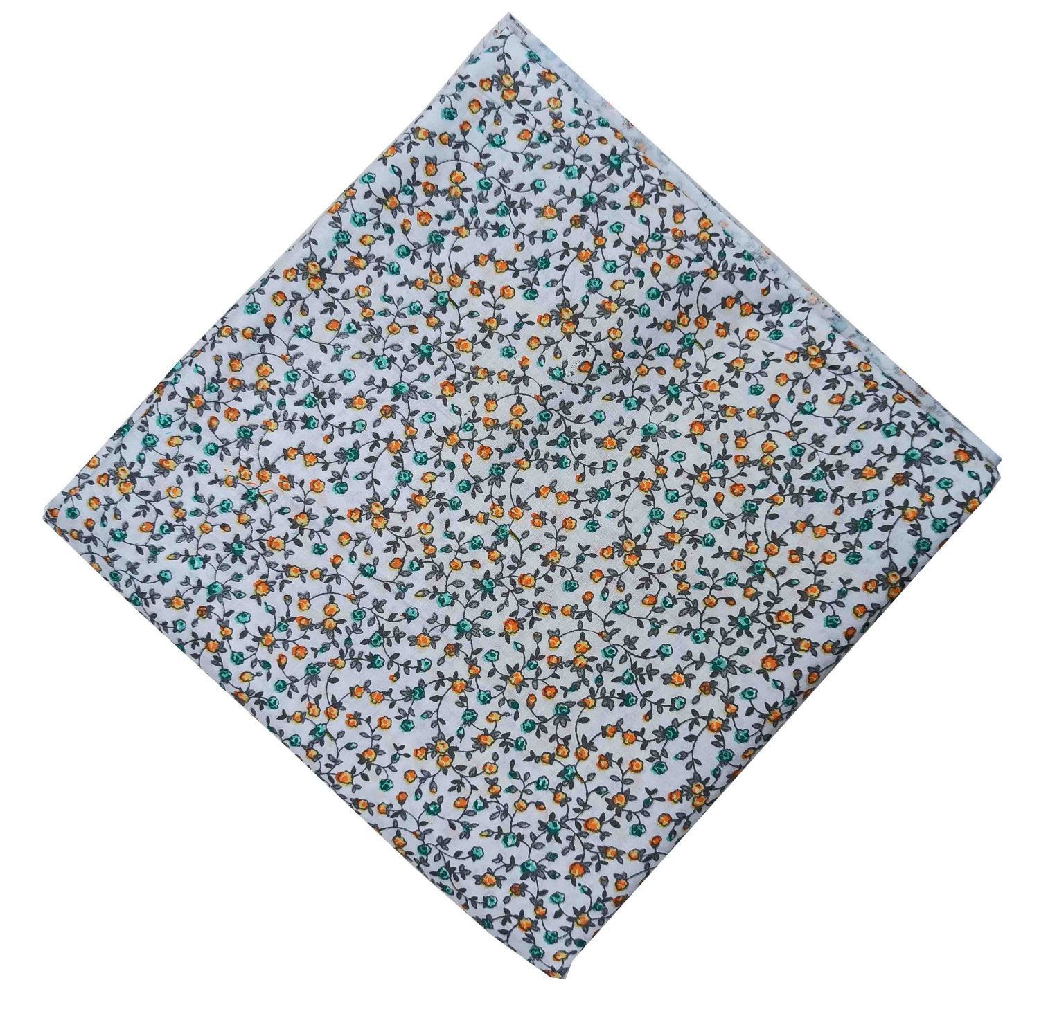 Small Multicolour Floral Print Cotton Fabric PC521 3 PC521