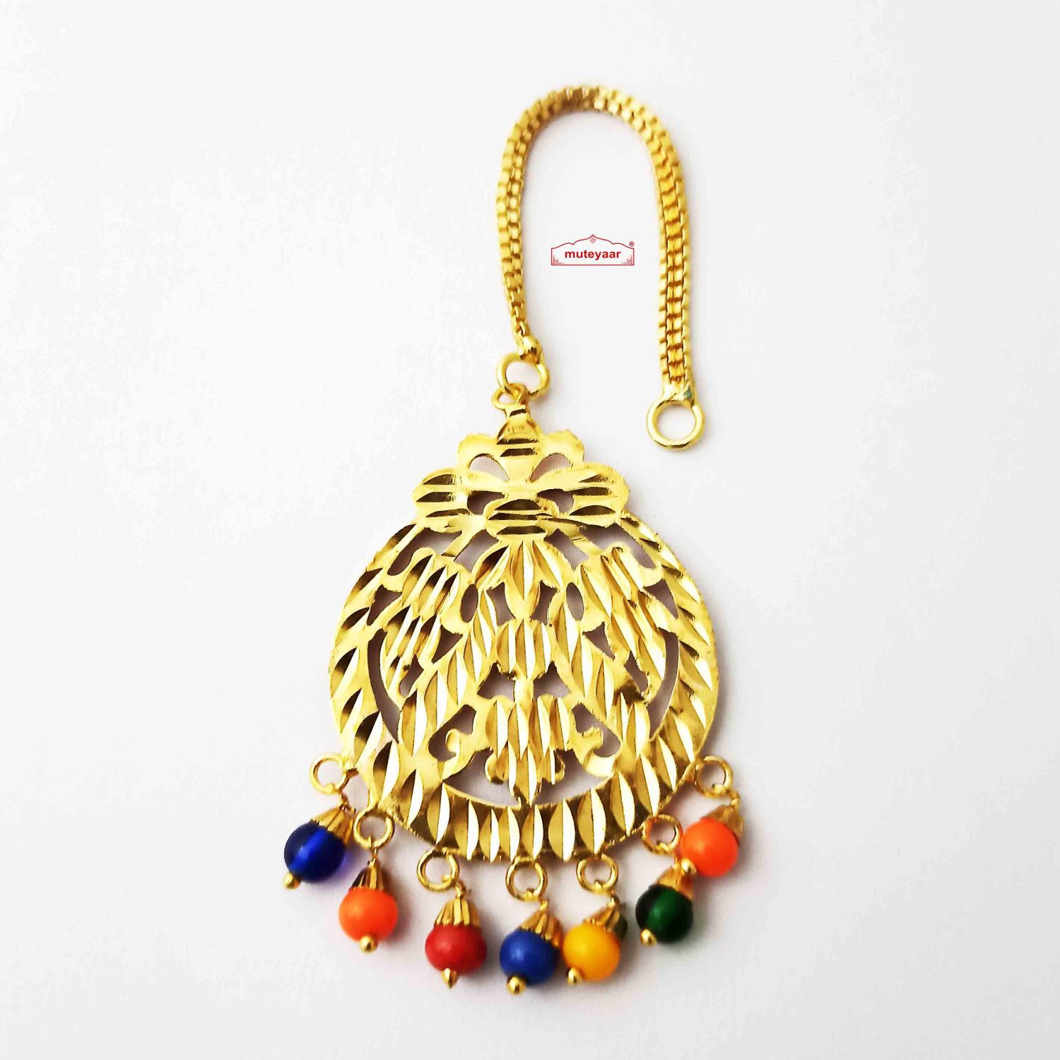 Kids Tikka with Multicolour Beads J0547 3 Kids Tikka with Multicolour Beads J0547