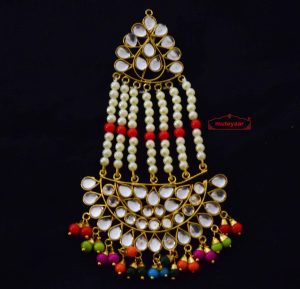 Kundan Passa Hair Accessory J0349