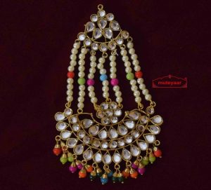 Kundan Passa Hair Accessory J0350
