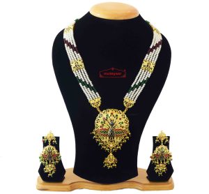 Morni Ranihaar Jadau Bridal Jewellery Set J4045