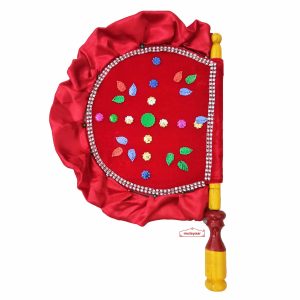 Red Decorative Punjabi Pakhi T0281