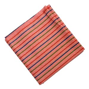 Pink Lining Print Cotton Fabric PC556