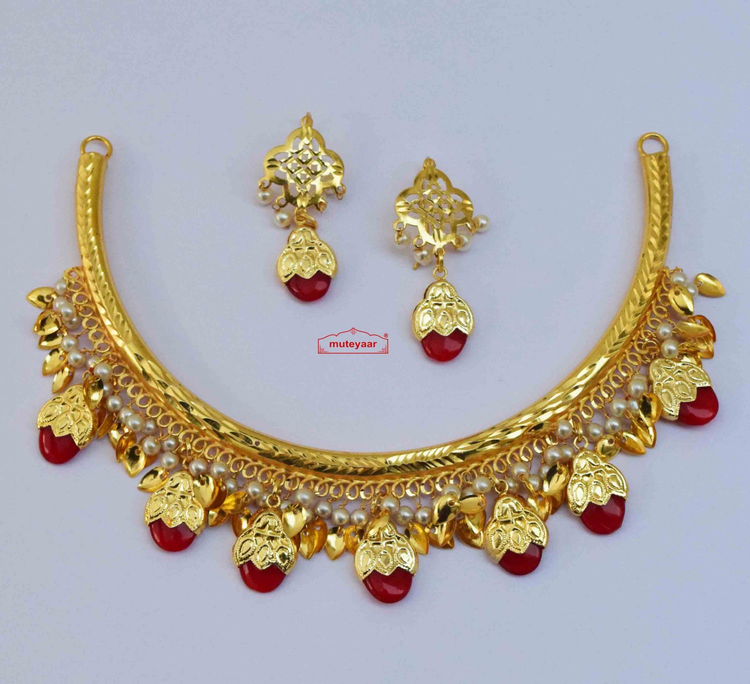 Hasli Dakh Set Punjabi Jewellery J0610 - Choose Colour 2